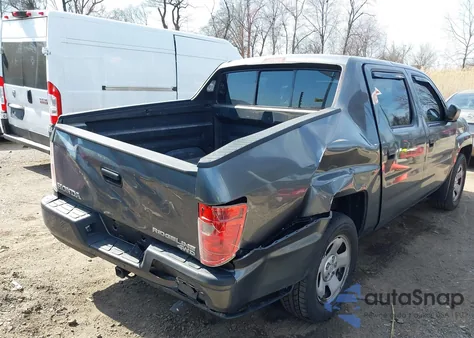 2011 Honda Ridgeline Rt из США, поврежденный, VIN 5FPYK1F26BB453191